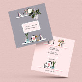 Design-Wandschränke-Dekoration für Chic & Girly Zu Visitenkarte