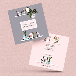 Design-Wandschränke-Dekoration für Chic & Girly Zu Visitenkarte