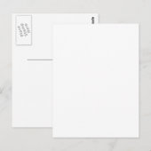 Design, was du will!!!! postkarte (Vorne/Hinten)
