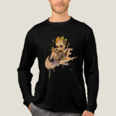 Design-Wave-Hoodies Tri-Blend Shirt (Vorderseite)