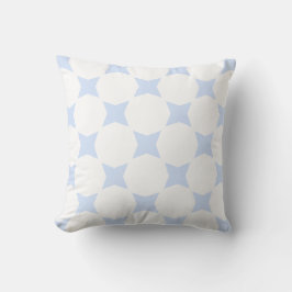 Design White & Baby Blue Pastell Star Kissen