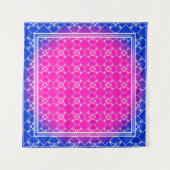 Design with abstract hand drawn geometric pattern  wandteppich (Vorderseite (Horizontal))