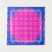Design with abstract hand drawn geometric pattern  wandteppich (Vorderseite)