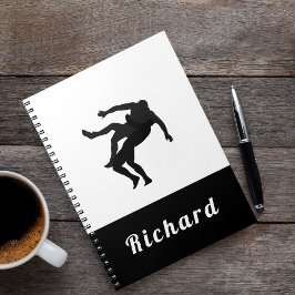 Design-Wrestler-Name für Schwarz/Weiß-Wrestling Notizblock