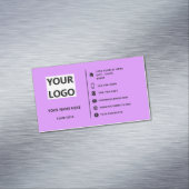 Design Your Color Magnetic Business Cards Template Magnetische Visitenkarte (Beispiel)