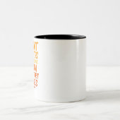 Design Your Destiny - Motivierend Typografie Zweifarbige Tasse (Mittel)