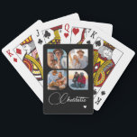 Design Your Own 4 Photo Personalized Name Spielkarten<br><div class="desc">Unleash your creativity with our Design Your Own 4 Photo Personalized Name Poker Cards! These custom playing cards allow you to upload and showcase four of your favorite photos, making game night even more special and memorable. Perfect for poker enthusiasts, family gatherings, or as a unique gift for any occasion,...</div>