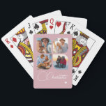 Design Your Own 4 Photo Personalized Name Spielkarten<br><div class="desc">Unleash your creativity with our Design Your Own 4 Photo Personalized Name Poker Cards! These custom playing cards allow you to upload and showcase four of your favorite photos, making game night even more special and memorable. Perfect for poker enthusiasts, family gatherings, or as a unique gift for any occasion,...</div>