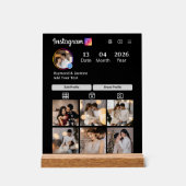 Design Your Own 7 Photo Collage Acrylschild (Vorderseite)