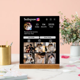 Design Your Own 7 Photo Collage Acrylschild