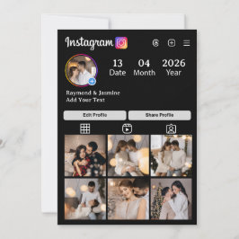 Design Your Own 7 Photo Collage Dankeskarte