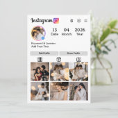 Design Your Own 7 Photo Collage Dankeskarte (Stehend Vorderseite)