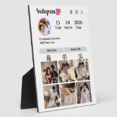 Design Your Own 7 Photo Collage Fotoplatte (Seite)