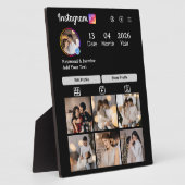 Design Your Own 7 Photo Collage Fotoplatte (Seite)