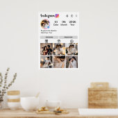 Design Your Own 7 Photo Collage Poster (Küche)