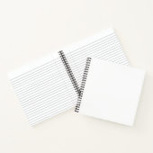 Design your own - 8.5" x 8.5" Spiralnotebook Notizbuch (Innenseite)