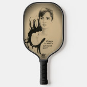 Design your own Change ist kein Zuschauersport Pickleball Schläger (Vorderseite)