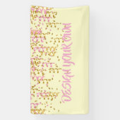 Design Your Own Confetti  Banner (Vertikal)