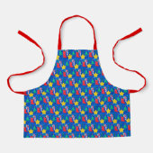 Design Your Own Custom Apron with Your Child's Art Schürze (Vorderseite)