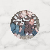 Design your own custom made personalized  konfetti (Klein Vorderseite)