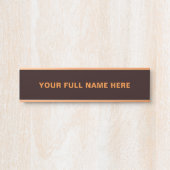 Design Your Own Custom Name Door Sign Example Türschild (Vorderseite )
