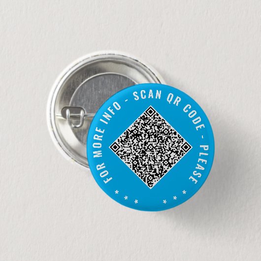 Design Your Own Custom QR Code Button Example (Vorne & Hinten)