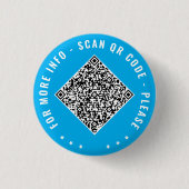 Design Your Own Custom QR Code Button Example (Vorderseite)