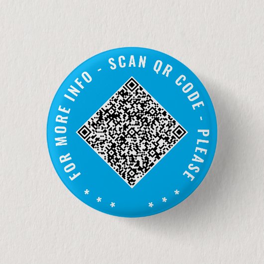 Design Your Own Custom QR Code Button Example (Vorderseite)