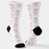 Design Your Own Custom Socks with Your Child's Art Socken (Gewinkelt)
