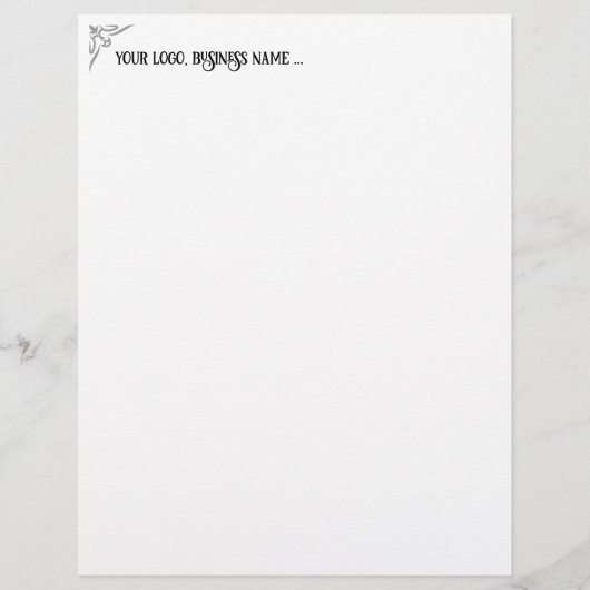 design your own letterhead template (Vorderseite)