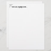 design your own letterhead template (Vorne/Hinten)