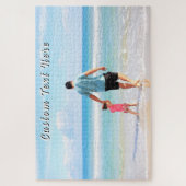 Design Your Own Photo Puzzle Gift with Text Name (Vertikal)
