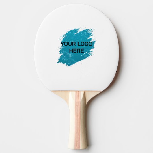 Design Your Own Ping Pong Paddle– Logo and Text Tischtennis Schläger (Vorderseite)