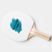 Design Your Own Ping Pong Paddle– Logo and Text Tischtennis Schläger (Seitenansicht)
