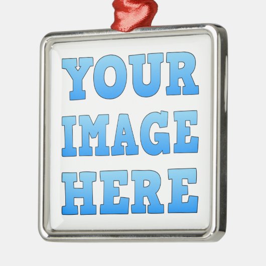 Design Your Own Premium Square Ornament (Links)