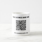 Design Your Own QR Code Coffee Mug Custom Text Kaffeetasse (Mittel)