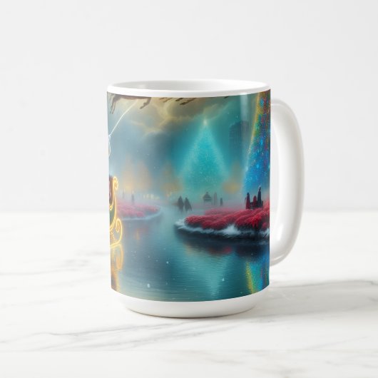 Design Your Personalized Custom Christmas Kaffeetasse (VorderseiteRechts)