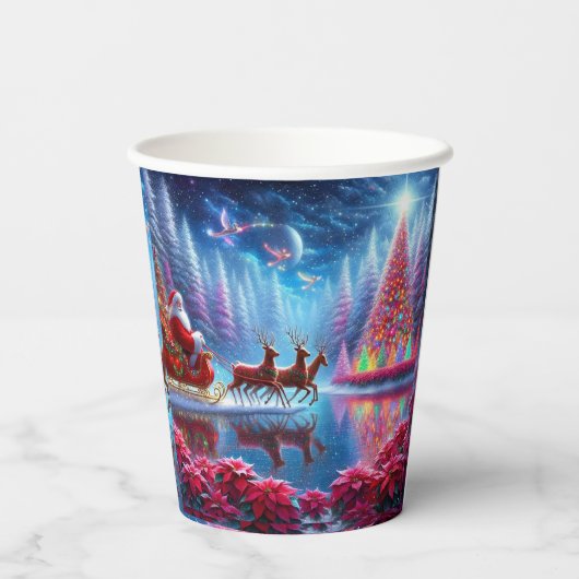 Design Your Personalized Custom Christmas Pappbecher (Rückseite)