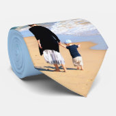 Design Your Photo Neck Tie with QR Code and Text Krawatte (Gerollt)