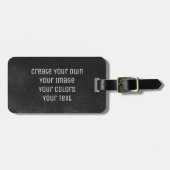 Design your way - Erstellen Sie Ihre eigene Gepäckanhänger (Vorderseite horizontal)