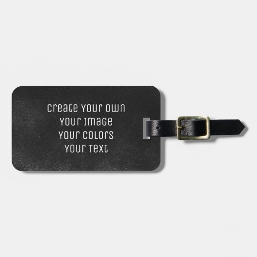 Design your way - Erstellen Sie Ihre eigene Gepäckanhänger (Vorderseite horizontal)