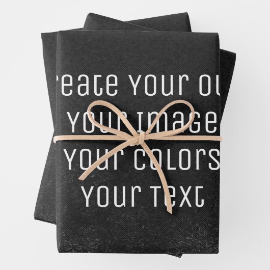 Design your way - Erstellen Sie Ihre eigene Geschenkpapier Set (Beispiel)