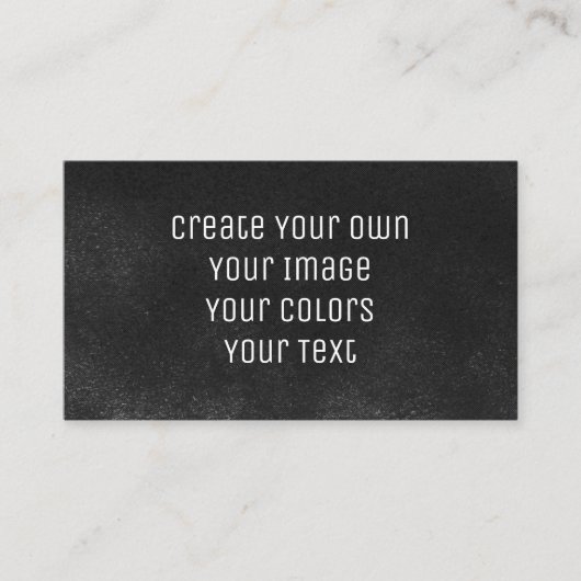 Design your way - Erstellen Sie Ihre eigene Visitenkarte (Vorderseite)