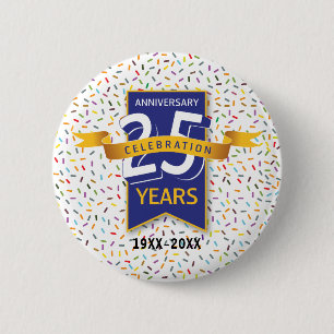 Design zum 25. JUBILÄUM Button