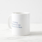Design zum Überleben der Mutterschaft mit einem Ka Kaffeetasse (Vorderseite Links)