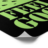 Design zur Förderung eines gesunden Lebensstils Poster (Ecke)