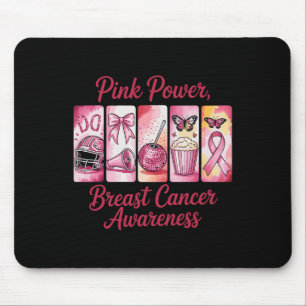 Design zur Sensibilisierung für Brustkrebs Mousepad