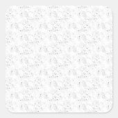Design Zwei Quadratischer Aufkleber (Vorderseite)
