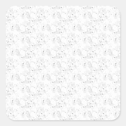 Design Zwei Quadratischer Aufkleber (Vorderseite)