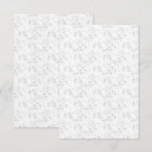 Design Zwei RSVP Karte (Vorne/Hinten)